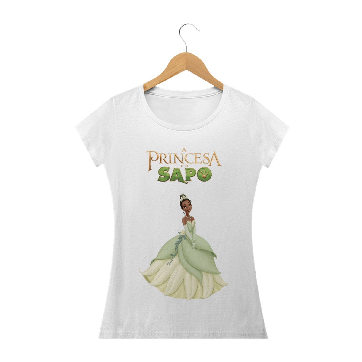 Nome do produto: T-shirt Tina - A Princesa e o Sapo