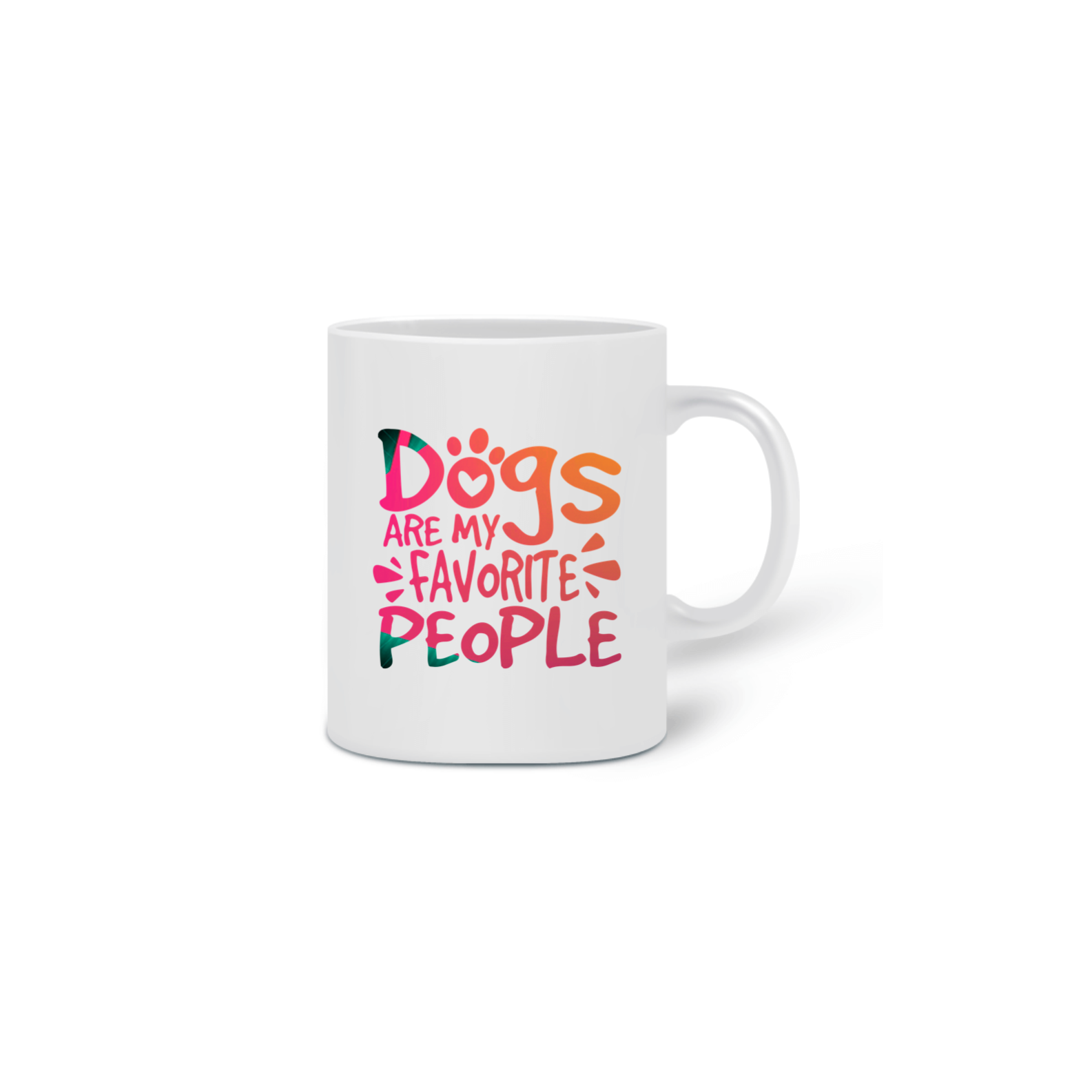 Dog my People rosa caneca