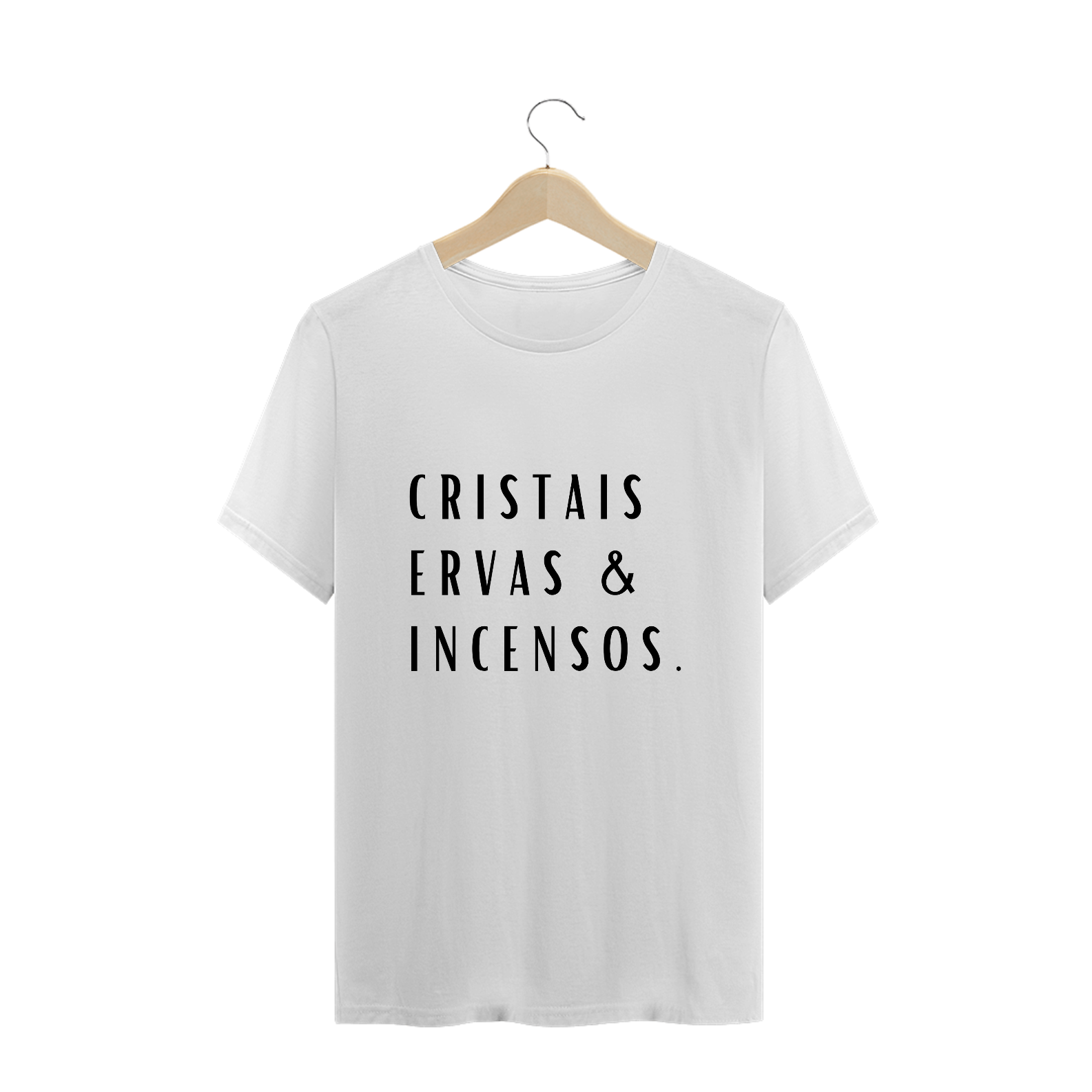 T-SHIRT - COLEÇÃO MYSTIC - CRISTAIS, ERVAS & INCENSOS