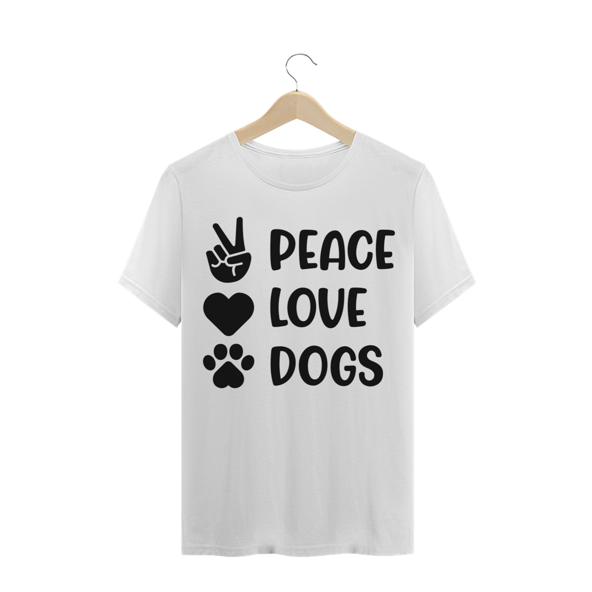 Nome do produto: Peace, Love, Dogs