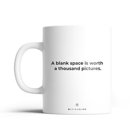 Nome do produto  Caneca Blank Space