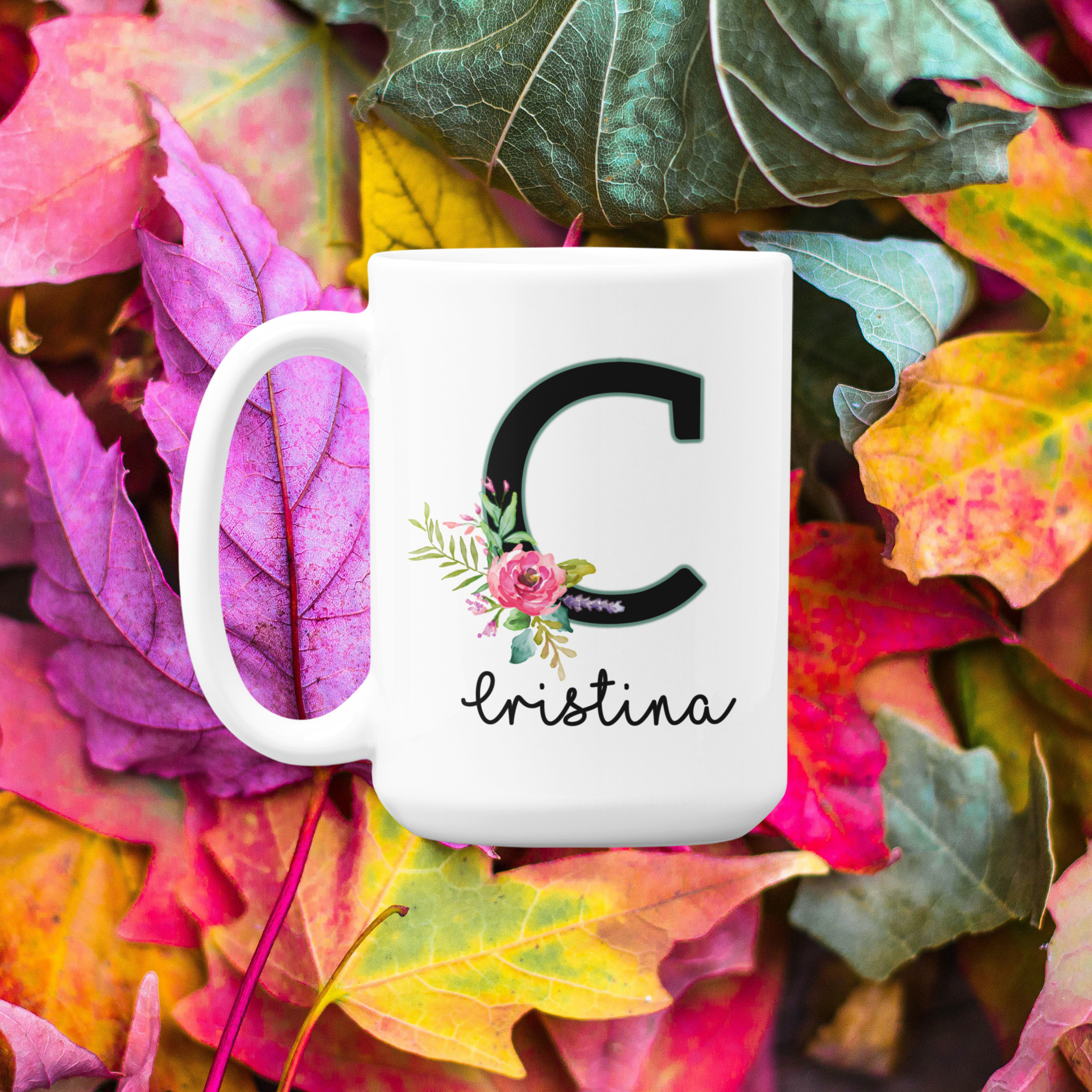 {PERSONALIZADO} ❤ Caneca Bacana Inicial + Nome