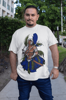 Nome do produto Camiseta do Orixá Ogum (Modelo Plus Size)