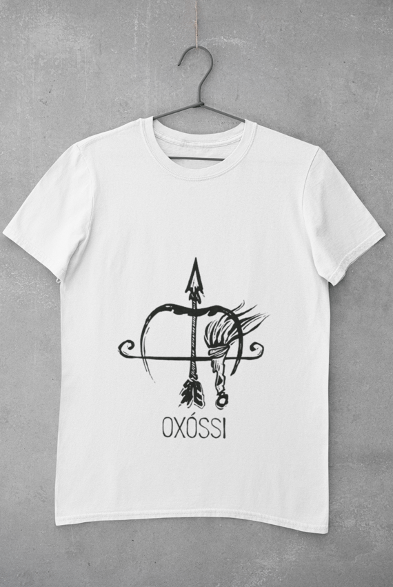 Camiseta do Orixá Oxóssi (Modelo Plus Size)