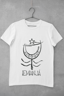 Camiseta da Orixá Iemanjá (Modelo Plus Size)