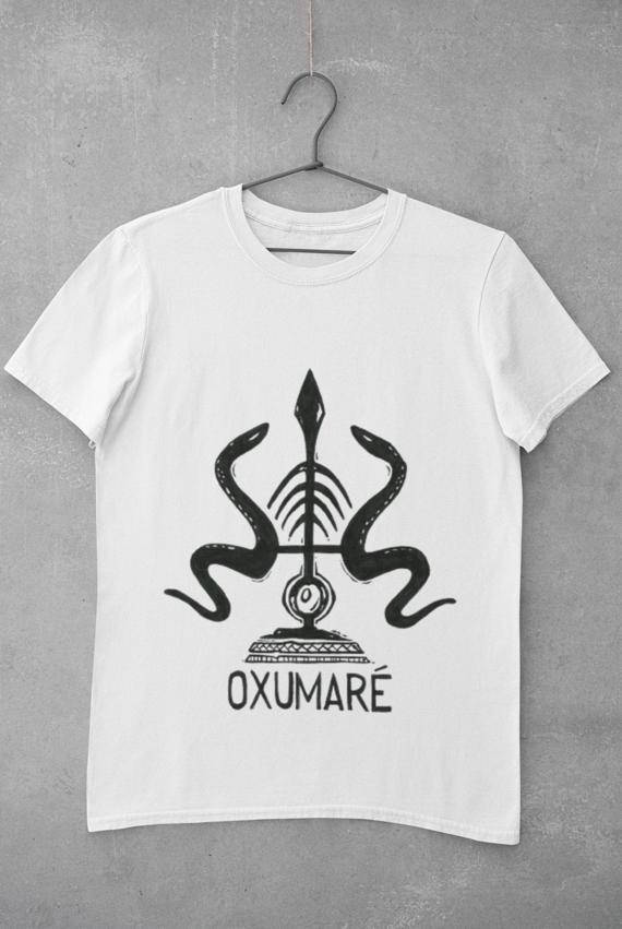Camiseta Orixá Oxumaré (Modelo Plus Size)