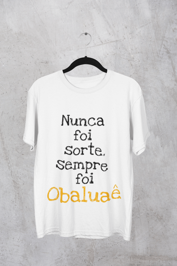 Camiseta do Orixá Obaluaê (Modelo Plus Size)