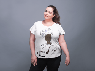 Nome do produto Camiseta dos Preto Velho (Modelo Plus Size)