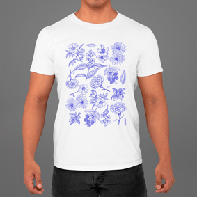Blue Flowers Kawlin