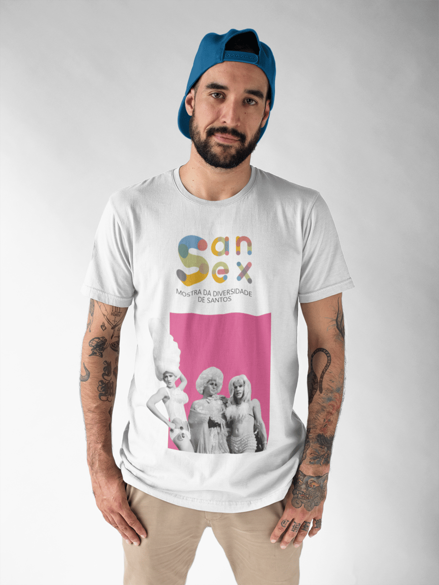 Nome do produto: Camiseta - SANSEX - Mostra da diversidade de Santos 