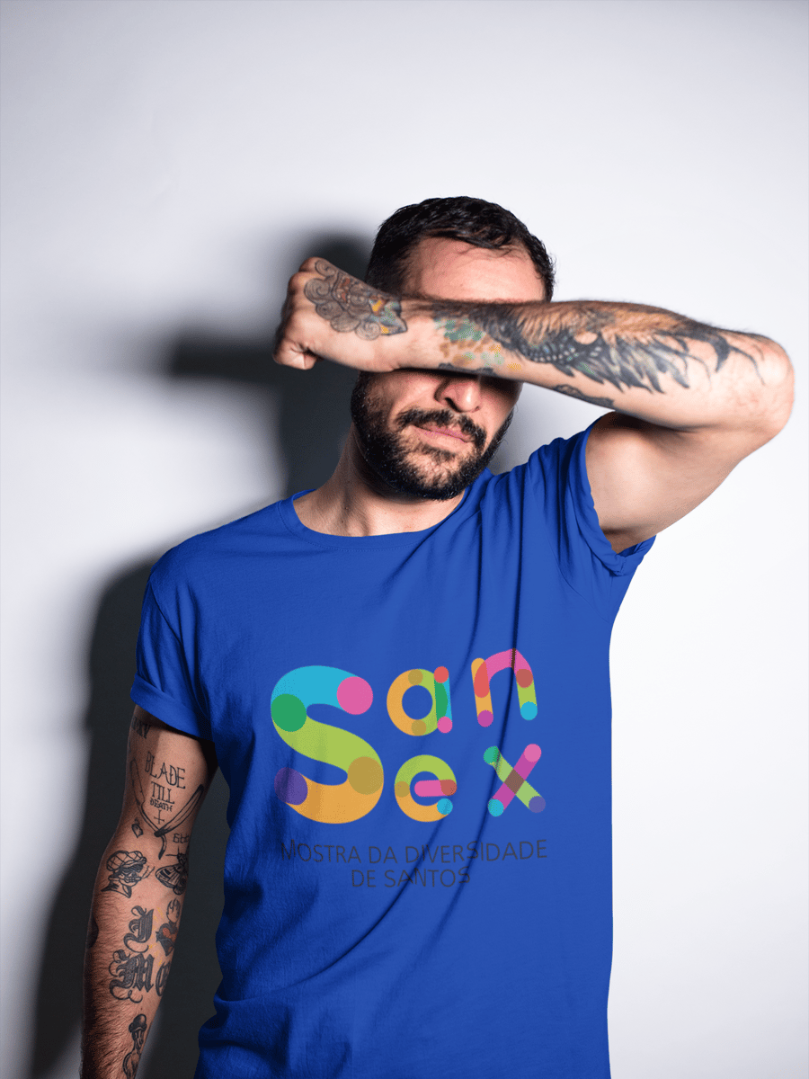 Nome do produto: Camiseta - SANSEX - Mostra da diversidade de Santos 