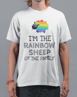 Nome do produtoCamiseta Rainbow Sheep
