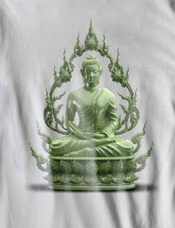 Camiseta o Buda de Jade - (unissex)