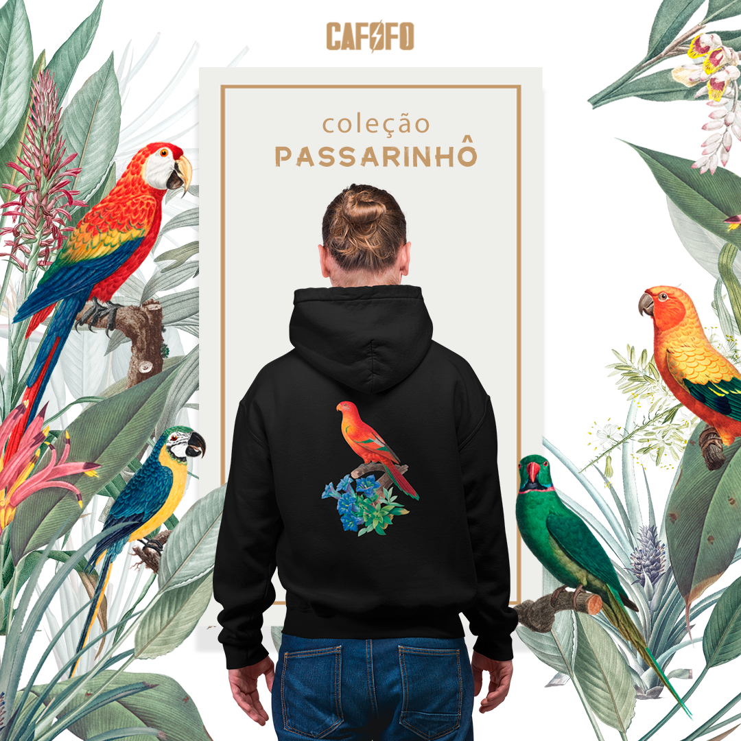 Nome do produto: Moletom com capuz - Passarinhô