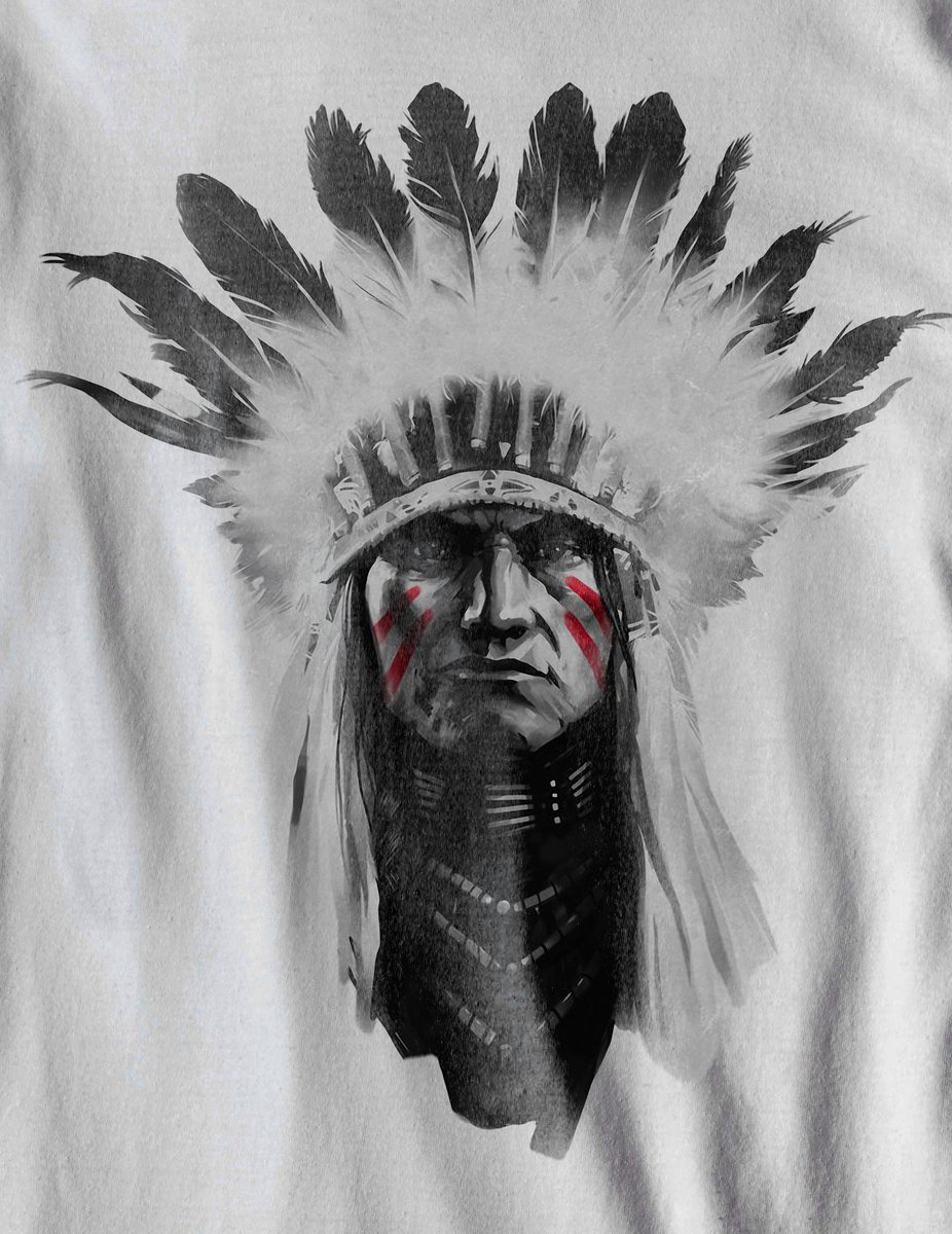Nome do produto: Camiseta Chefe Índio - (unissex)