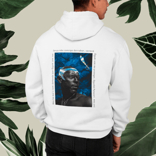 Nome do produtoMoletom com capuz - Filhos de Fé - Ogum 