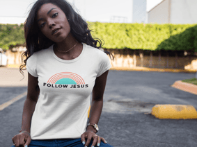 Camiseta Feminina Cristã Folow Jesus