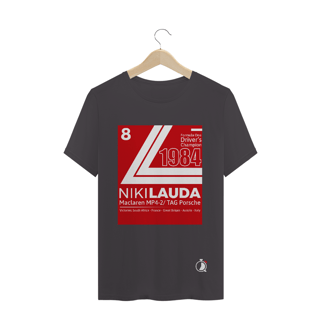 Nome do produto T-Shirt Estonada Quick Racing | Niki lauda 1984 McLarem MP4/2