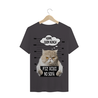 Nome do produtoCat - fiz xixi no sofá / T-shirt estornada