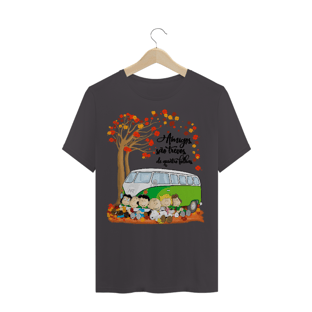 Nome do produtoSnoopy - Amigos são trevos / T-shirt estonada
