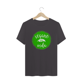 Vegano pela Vida _ Malha Estonada_Unissex