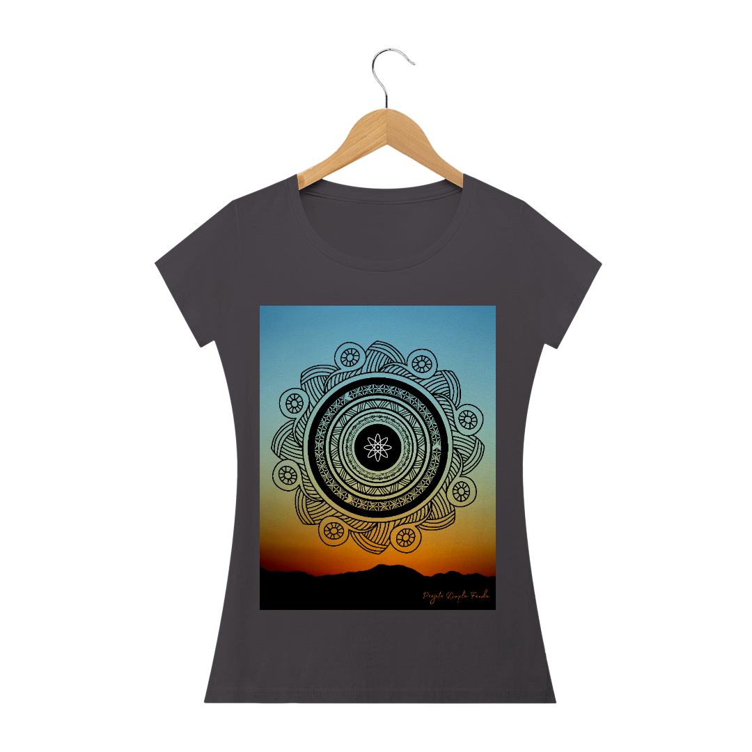 Camiseta Mandala Átomo Fem.