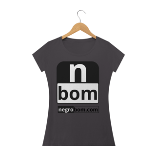 Camisetas Femininas Baby Long Prime Negro Bom