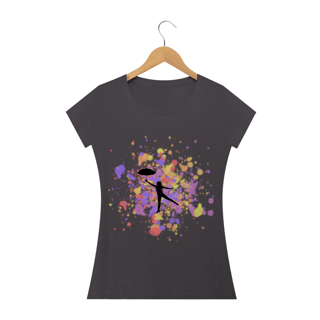 Chuva Camiseta Baby look Estonada Feminina