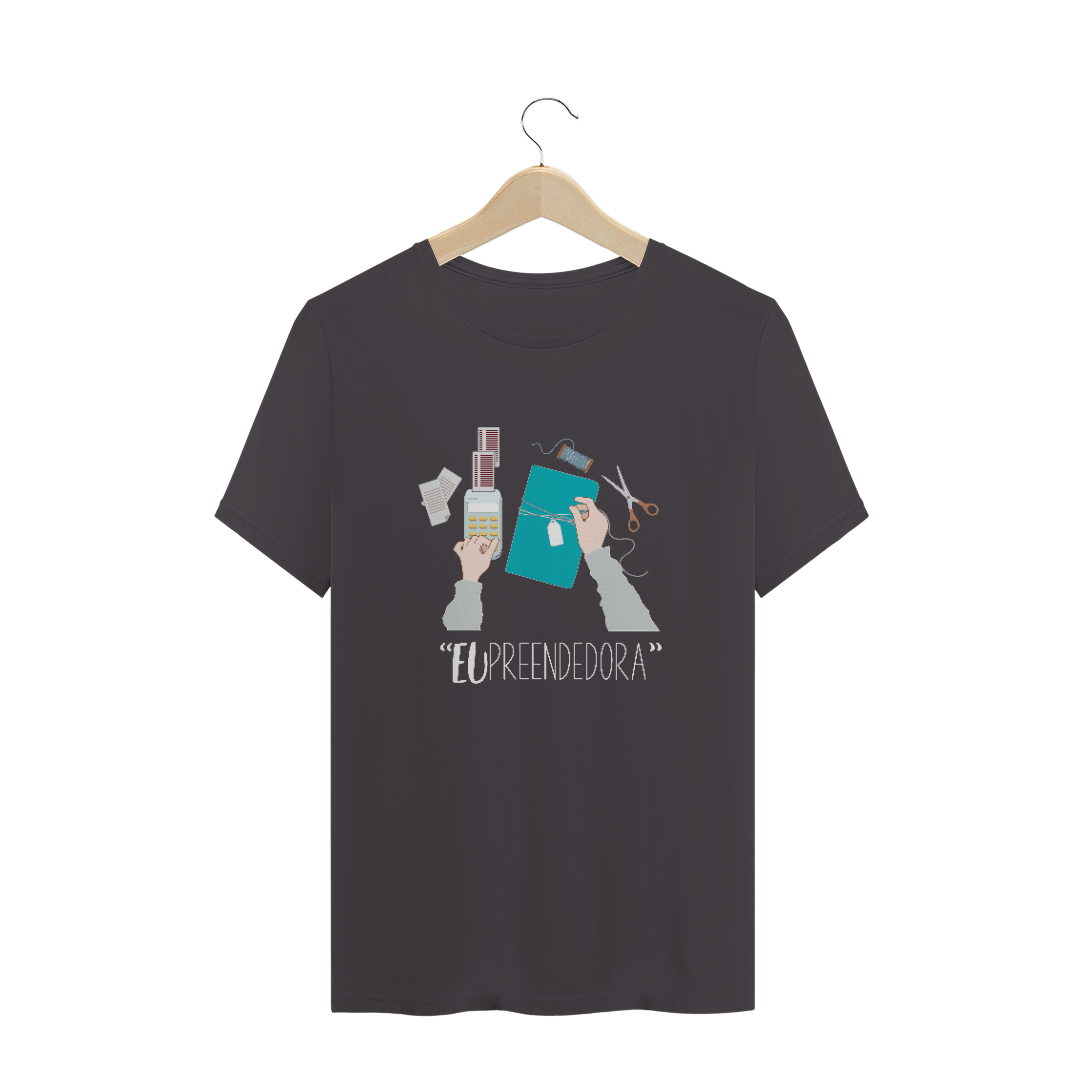 Nome do produto: Camiseta Estonada EUpreendedora (Patrícia Lauria e Podcast Entrelaçadas)