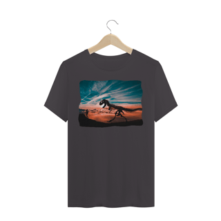 Nome do produto Camiseta Estonada Estampa Passeando com Dinossauro