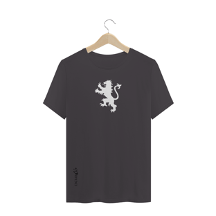 Nome do produtoCamiseta envelhecida leão heráldico branco