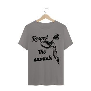 Nome do produtoCamiseta Vegana Respect the animals