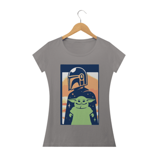 Nome do produtoCamiseta Feminina - Mandalorian e Baby Yoda