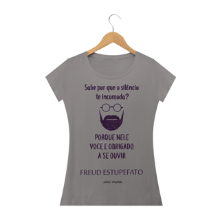 Nome do produto Freud Estupefato: SILÊNCIO Baby Look