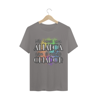 Nome do produtoCAMISETA Frase Bíblica - Aliança com o Criador // cristã