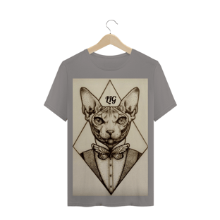 Nome do produtoCamisa Masculina Elegance Cat Life Is Good