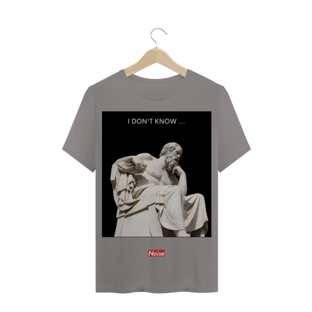 Nome do produtoCamiseta Sócrates - Eu não sei