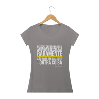 Nome do produto Camiseta Frase Benjamin Franklin Feminina
