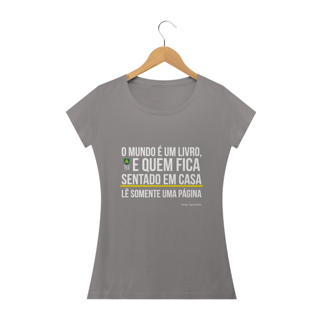 Nome do produto Camiseta Frase Santo Agostinho Feminina