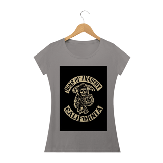 Nome do produto Camisa Baby Long Feminina - SONS OF ANARCHY - PROMOÇÃO DE INAUGURAÇÃO DE 59,90 POR APENAS 45,69