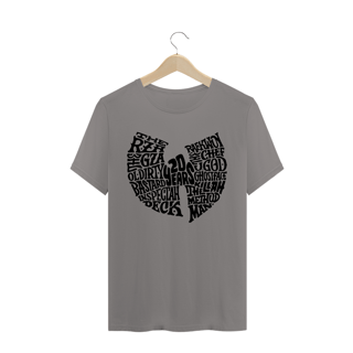 Nome do produtoCamiseta de Malha Quality Wu Tang Clan  20 Years Black
