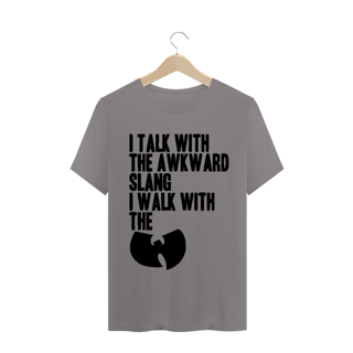 Nome do produtoCamiseta de Malha Quality Wu Tang Clan I Talk Black