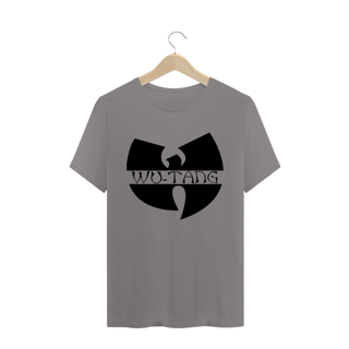 Nome do produtoCamiseta de Malha Quality Wu Tang Clan Logo Texto Tradicional Black