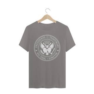 Nome do produtoCamiseta de Malha Quality Wu Tang Clan  Presidents Are Temporary Logo White