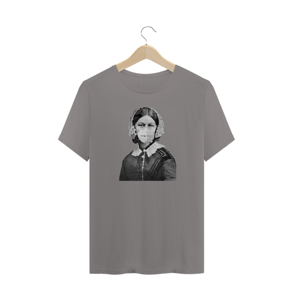 Camiseta Clássica Cinza Mescla Florence Novo Normal