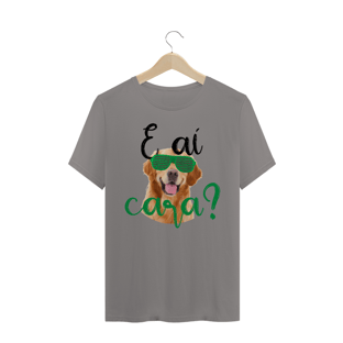 Nome do produtoCamiseta Golden Retriever - E aí cara?