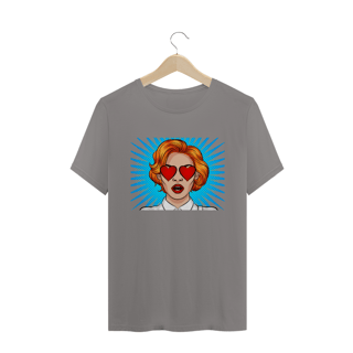 Nome do produto Camiseta Quality com Estampa Olhos de Coração