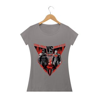 Nome do produtoCamiseta Baby Long Feminina - Batman vs Superman