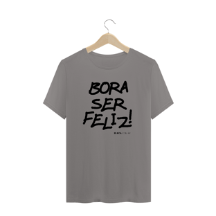 Nome do produtoBora ser feliz, Camiseta Masculina, Bluza.com.br