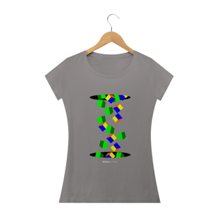 Nome do produtoCubos Caindo, Camiseta Feminina, Bluza.com.br